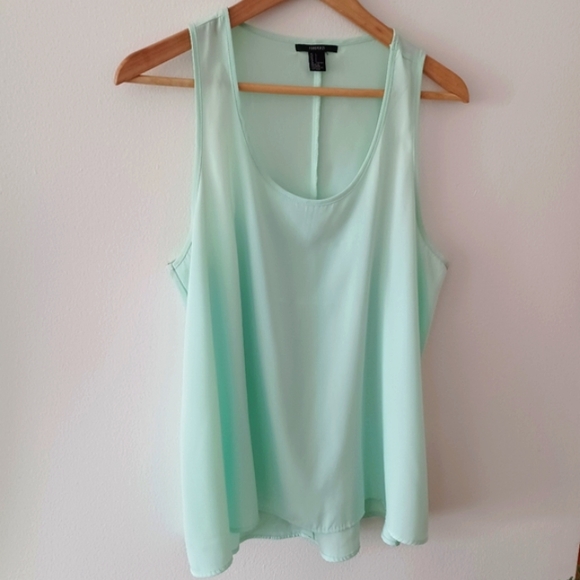 Forever 21 Mint Green Tank Top - Picture 1 of 11